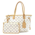 Louis Vuitton Neverfull MM Nautical Collection Monogram Jacquard Tote Bag Beige