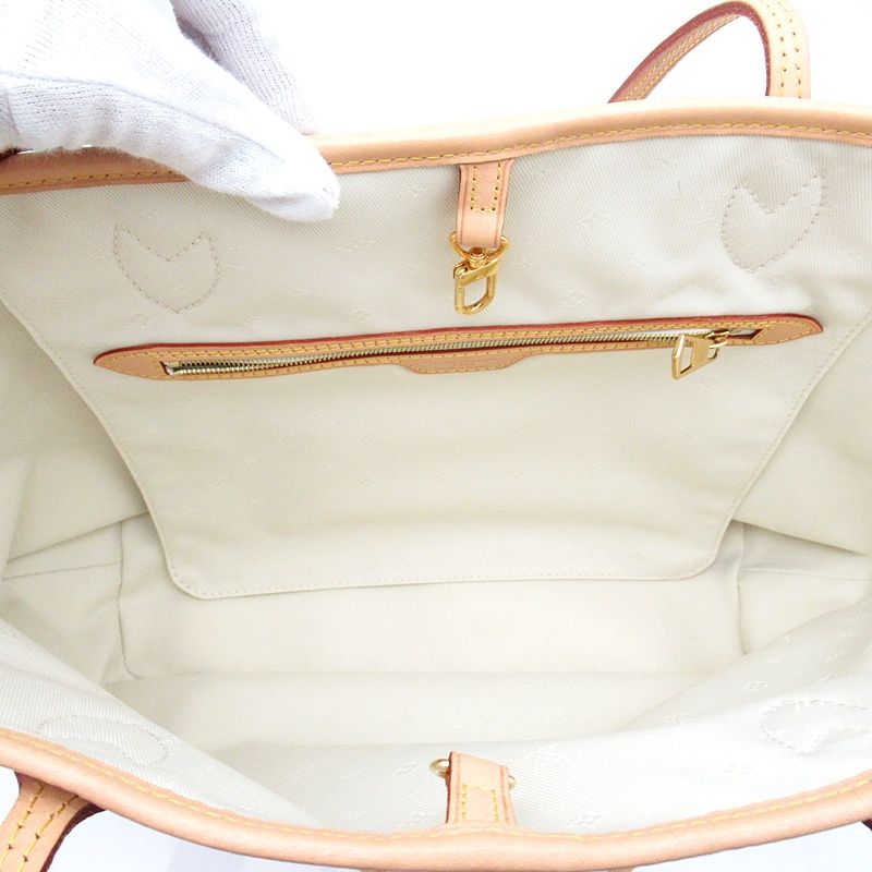 Louis Vuitton Neverfull MM Nautical Collection Monogram Jacquard Tote Bag Beige — view 7