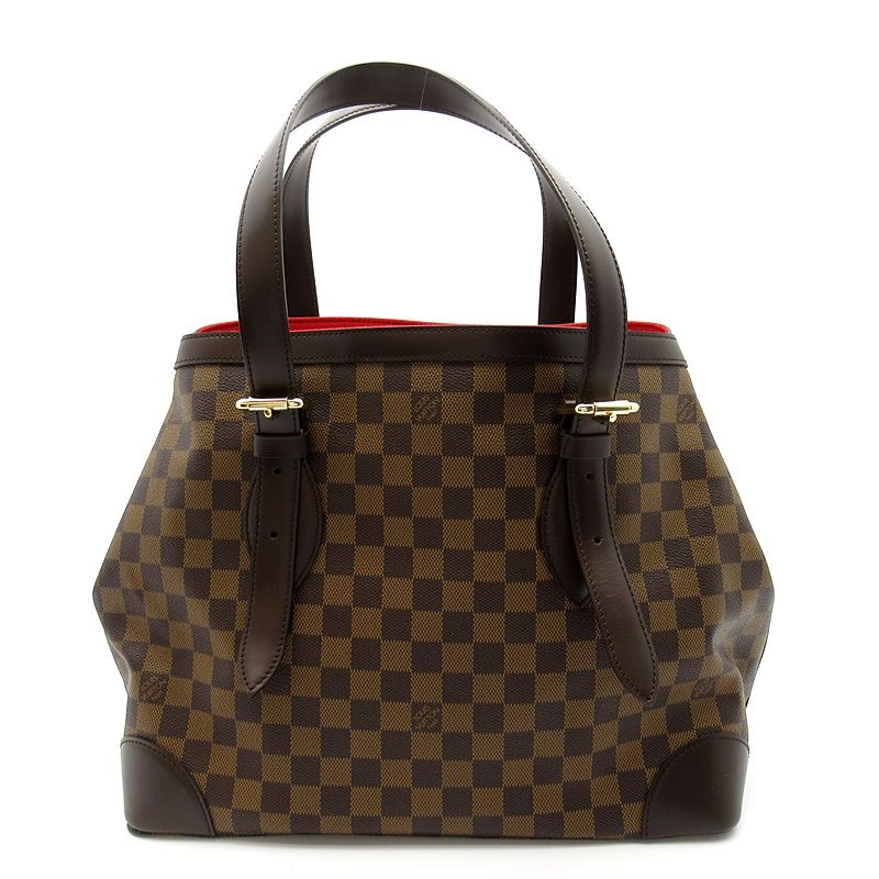 Louis Vuitton Hampstead MM Damier Handbag Brown — view 4