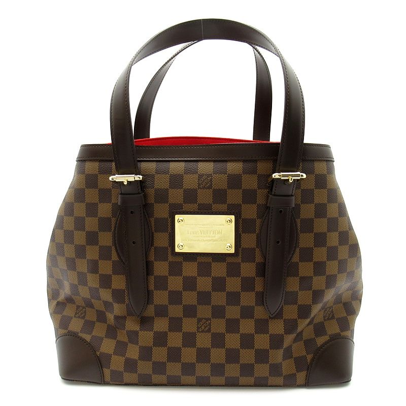 Louis Vuitton Hampstead MM Damier Handbag Brown