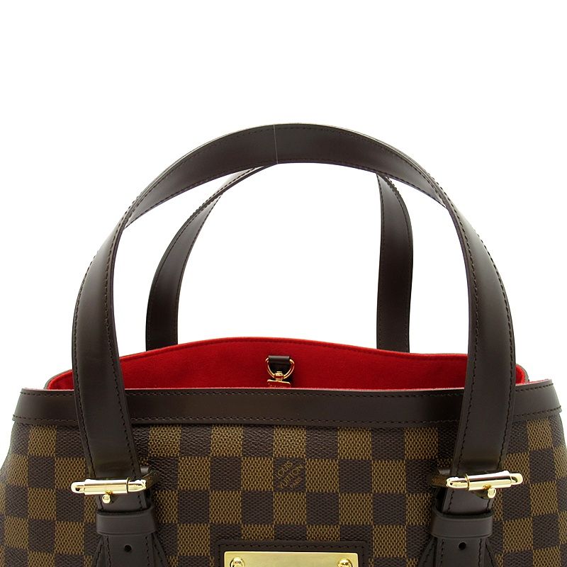 Louis Vuitton Hampstead MM Damier Handbag Brown — view 2