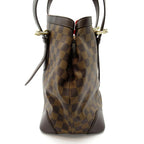 Louis Vuitton Hampstead MM Damier Handbag Brown — view 5