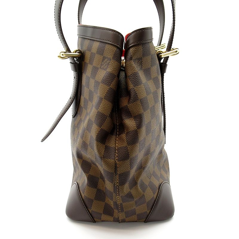 Louis Vuitton Hampstead MM Damier Handbag Brown — view 5