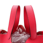 Hermes Picotin Lock PM Taurillon Clemence Handbag Rose Extreme — view 3