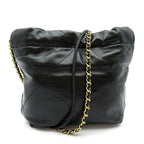 Chanel 22 Mini Handbag Shiny Calfskin Bra — view 5
