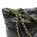 Chanel 22 Mini Handbag Shiny Calfskin Bra — view 3