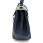 Celine Small 2-Way Handbag Calfskin Navy — view 3