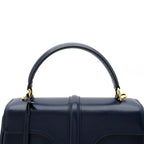 Celine Small 2-Way Handbag Calfskin Navy — view 2