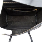 Celine Little Luggage Small Lambskin Handbag Black — view 7