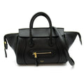 Celine Little Luggage Small Lambskin Handbag Black