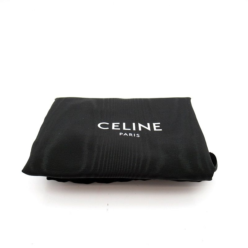 Celine Little Luggage Small Lambskin Handbag Black — view 8