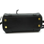 Celine Little Luggage Small Lambskin Handbag Black — view 6