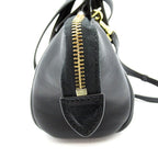 Celine Little Luggage Small Lambskin Handbag Black — view 3