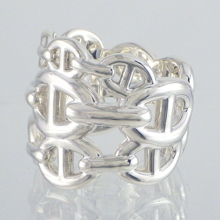 Hermes Ring Chaine D'ancre Enchainee GM — view 2