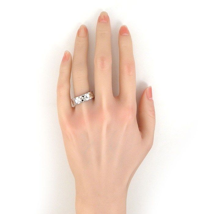 Chanel Ring Quilted 18K White Gold — view 6