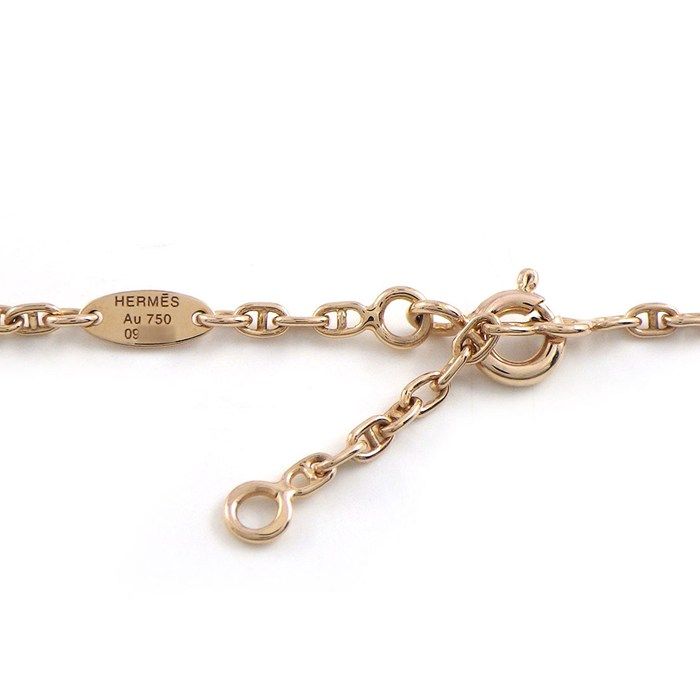 Hermes Bracelet Dada Rocking Horse Motif 18K Pink Gold — view 3