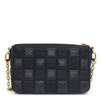 Louis Vuitton Shoulder Bag Troca PM Black Damier Giant Leather Gold — view 2