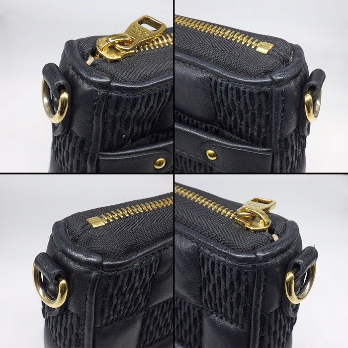 Louis Vuitton Shoulder Bag Troca PM Black Damier Giant Leather Gold — view 8