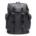 Louis Vuitton Backpack Christopher MM Damier Graphite Cowhide Leather