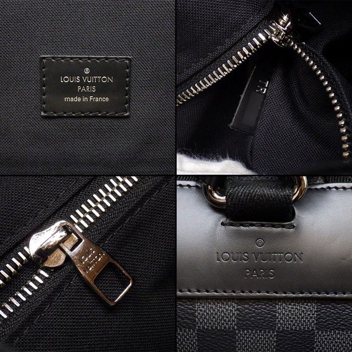 Louis Vuitton Backpack Christopher MM Damier Graphite Cowhide Leather — view 7