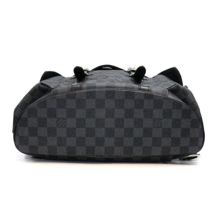 Louis Vuitton Backpack Christopher MM Damier Graphite Cowhide Leather — view 4