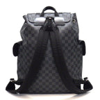 Louis Vuitton Backpack Christopher MM Damier Graphite Cowhide Leather — view 2