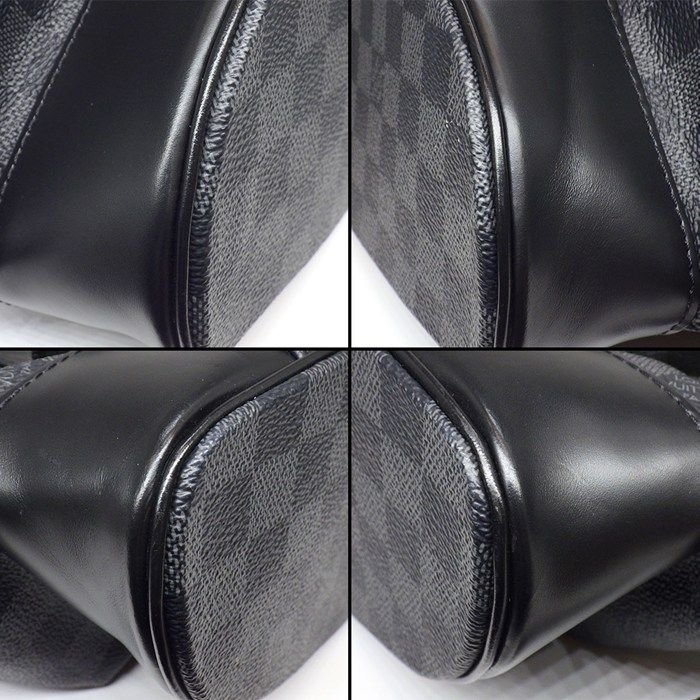 Louis Vuitton Backpack Christopher MM Damier Graphite Cowhide Leather — view 8