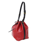 Louis Vuitton Shoulder Bag Epi Leather Petite Noe Castilian Red Drawstring — view 4