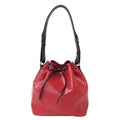Louis Vuitton Shoulder Bag Epi Leather Petite Noe Castilian Red Drawstring