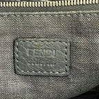 Fendi Clutch Selleria Dark Gray Leather — view 8