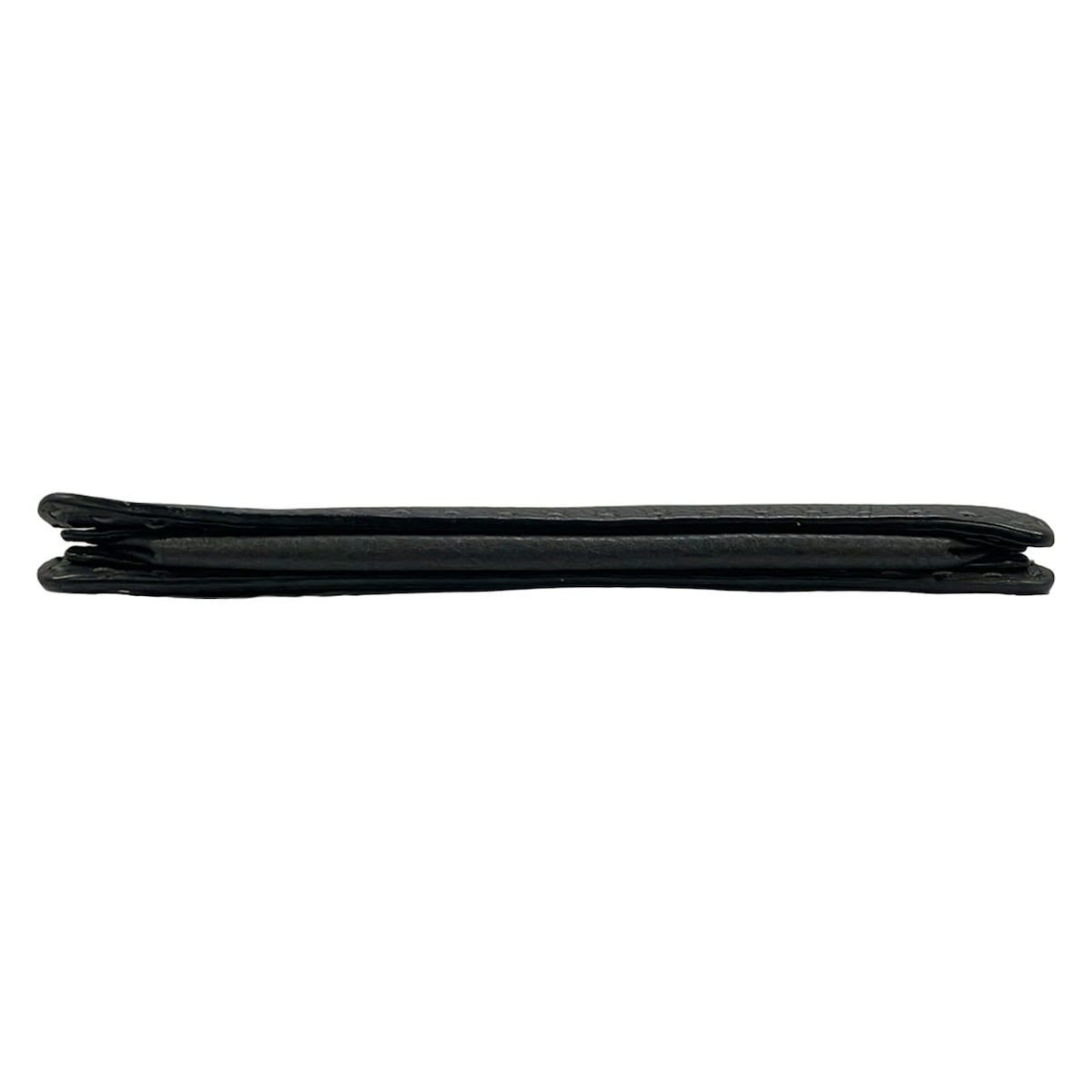 Fendi Clutch Selleria Dark Gray Leather — view 5