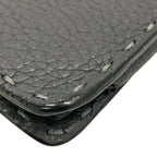 Fendi Clutch Selleria Dark Gray Leather — view 6