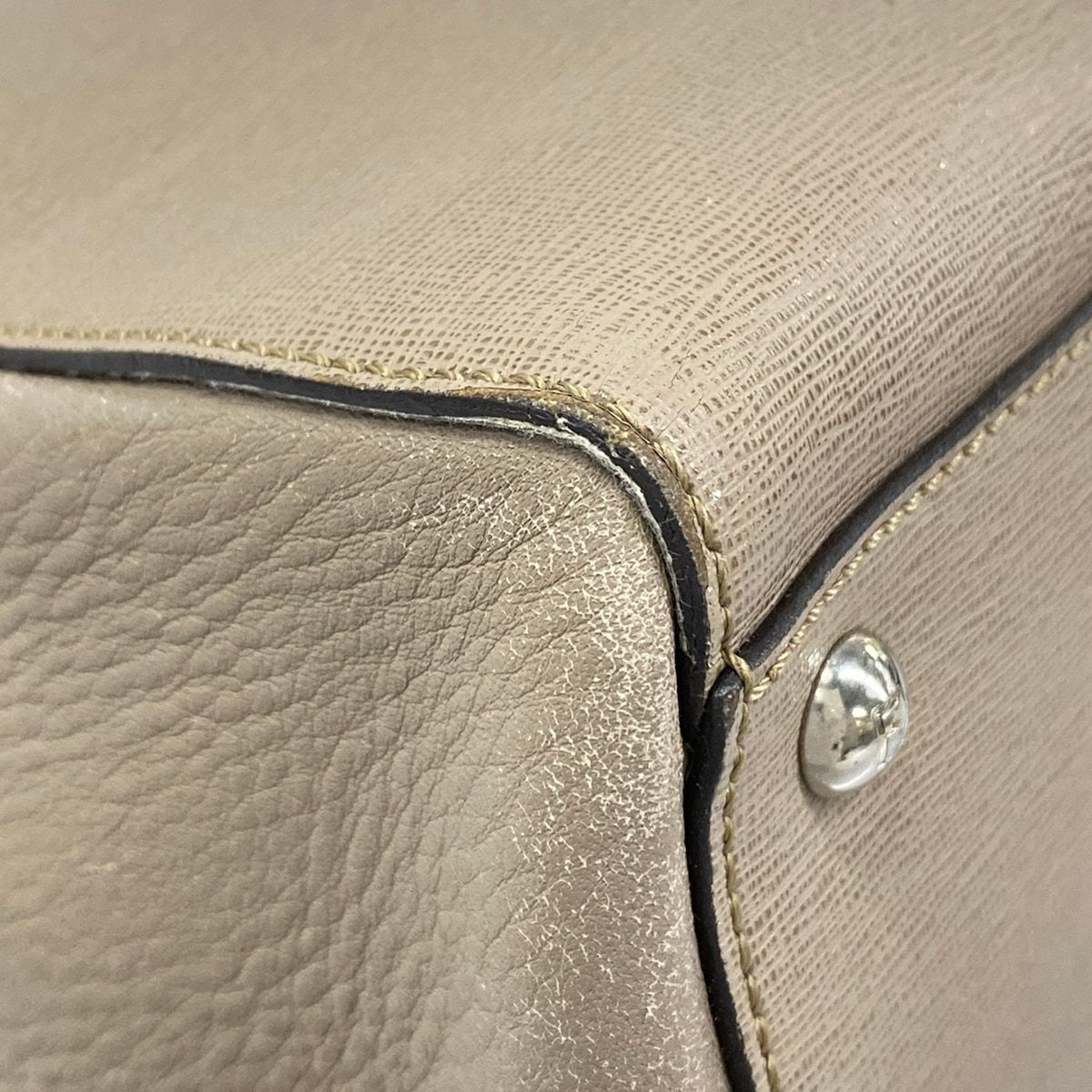 Fendi Tote Bag Toujours Beige Leather — view 6