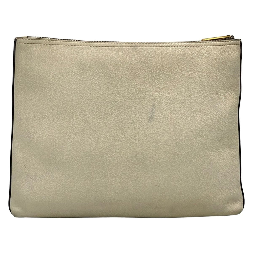 Gucci Clutch Print Medium Portfolio Ivory Leather — view 3