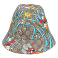 Gucci Disney Hat M GG Pattern Donald Duck Brown Hat Cotton