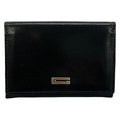 Gucci Business Card Case Black Leather