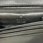 Gucci Business Card Case Black Leather — view 4