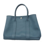 Hermes Tote Bag Garden Party PM Country Blue Tonpet Silver