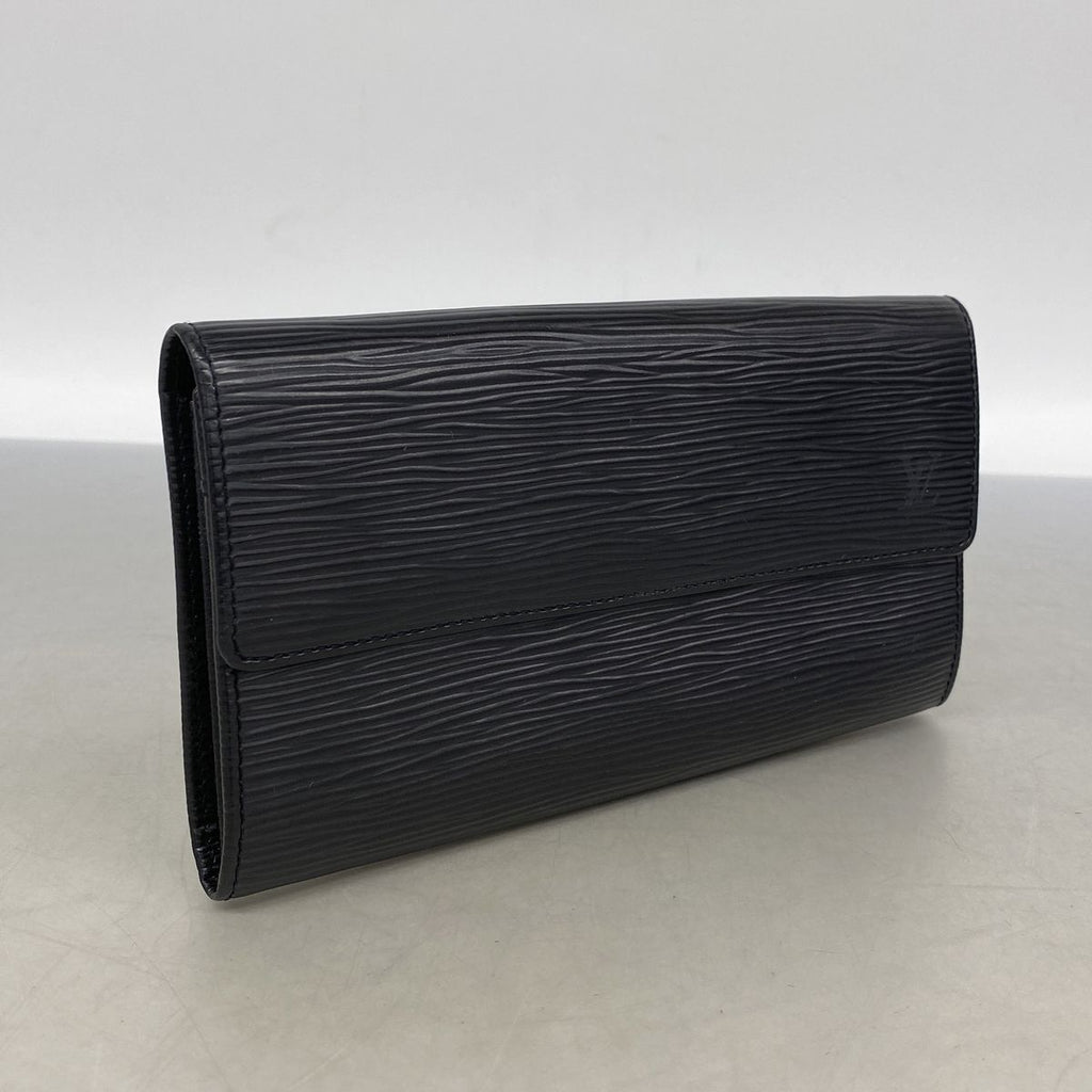 Louis Vuitton Wallet Epi Pochette Porte Monnaie Credit Noir — view 2
