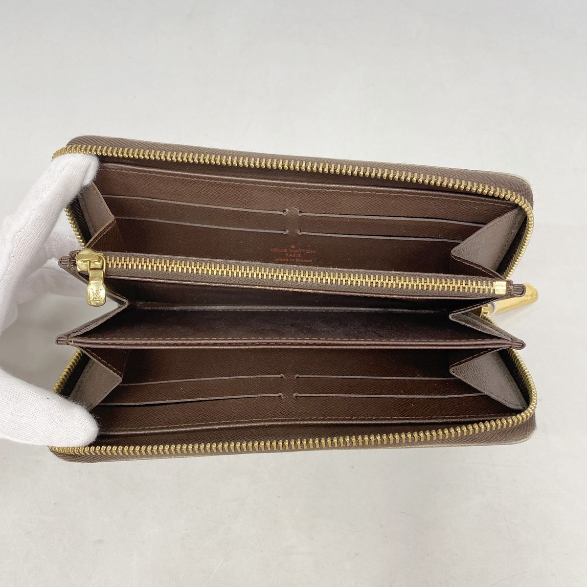 Louis Vuitton Wallet Damier Zippy Ebene — view 3