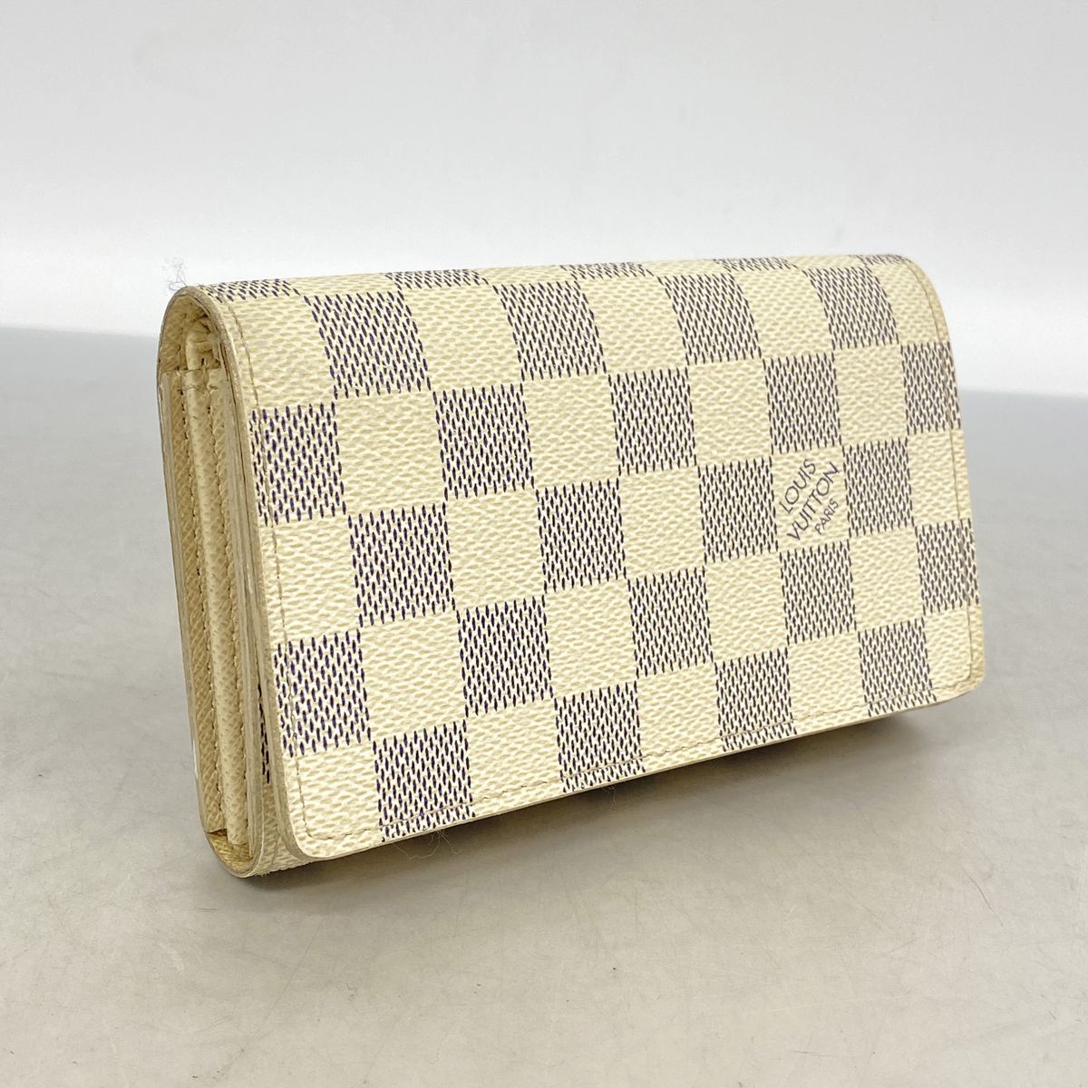 Louis Vuitton Wallet Damier Azur Portefeuille Tresor White — view 2