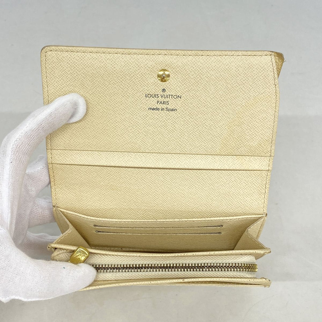 Louis Vuitton Wallet Damier Azur Portefeuille Tresor White — view 3