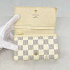 Louis Vuitton Wallet Damier Azur Portefeuille Tresor White — view 8