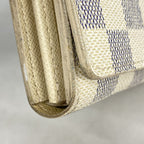 Louis Vuitton Wallet Damier Azur Portefeuille Tresor White — view 6