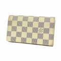 Louis Vuitton Wallet Damier Azur Portefeuille Tresor White