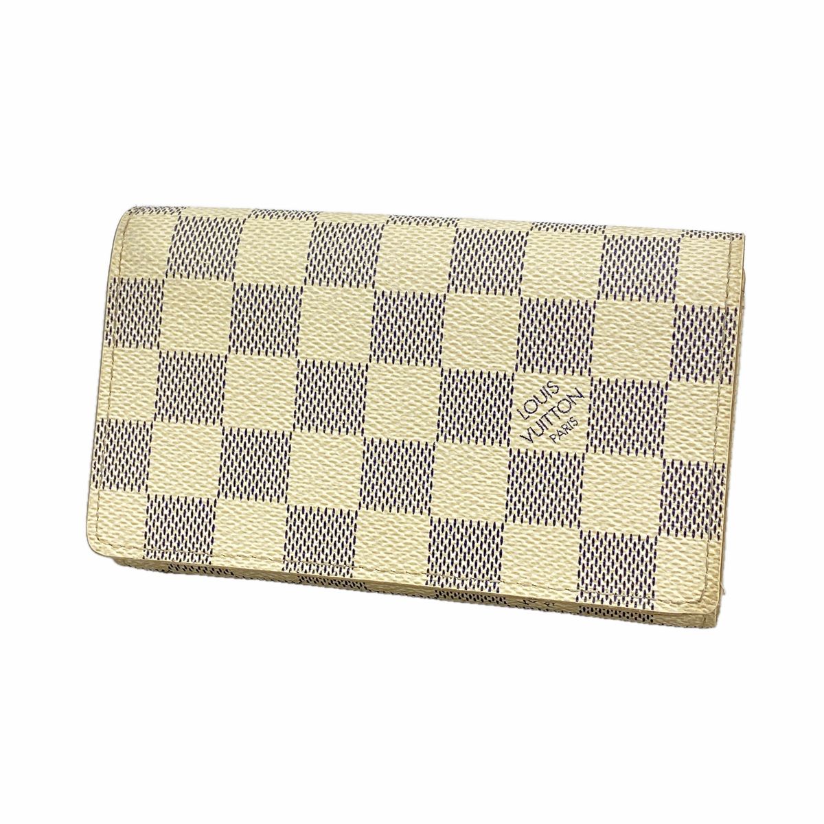 Louis Vuitton Wallet Damier Azur Portefeuille Tresor White