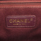 Chanel Handbag Wild Stitch Leather Gray Silver 2-Way Bag — view 5