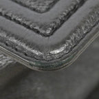 Chanel Shoulder Bag Boy Leather Black Silver — view 6