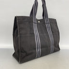 Hermes Tote Bag Fourre Tout GM Canvas Black Silver — view 2