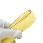 Hermes Handbag Picotin Lock PM Taurillon Clemence Jaune Milton Silver — view 7